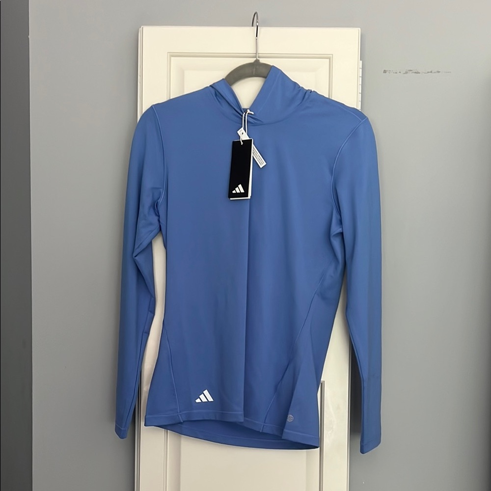 Adidas Light Blue Athletic Golf Performance Hoodie XS *NWT*